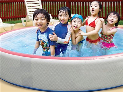 PVC Coated Drop Stitch Double Wall Fabric Swimming Pool